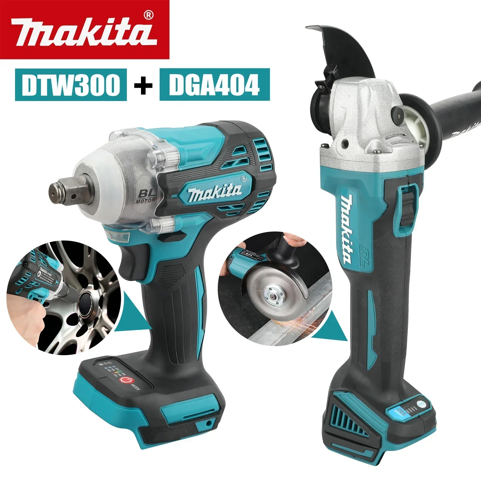 Makita Drill Dtw300 - Makita DTW300 DGA404 Akülü Kombine Set,