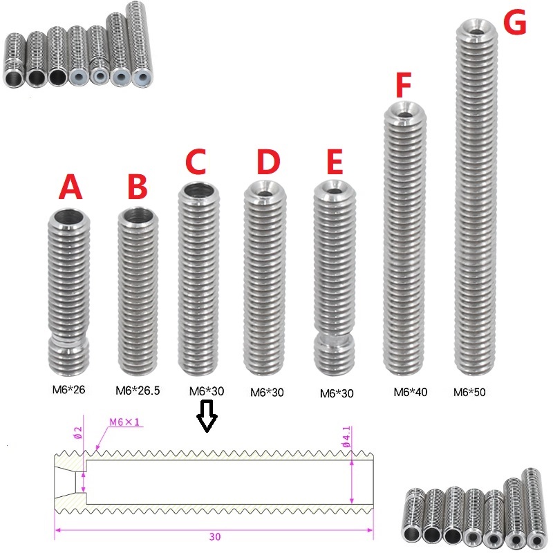 Rampaları 20 adet MK8 boğaz M6 - Ptfe Tape Thread incelemesi ve fiyatı